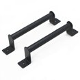 thumbnail image 1 of Tiradores para puertas de granero, juego de tiradores de puerta negros (paquete de 2), tirador de puerta para puerta corrediza de granero, armario, cajón-229mm, 1 of 5