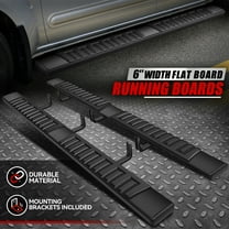 Nuvision for 05-24 Nissan Frontier Crew Cab Black 6" Side Step Nerf Bar Running Boards