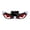 B, variant on Solar Powered Demon Eyes Car Decal, Dynamic LED Light Up Stickers with Suction Cups for Easy Install, Weatherproof Design Perfect for Car Window and Windshield Decoration