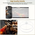 thumbnail image 4 of Lampshades 2 Pack Colorful Stag Vibrant Paint Splashes Dramatic Antlers 13"x13"x10" Light Shade for Table Lamps Floor Lamp Shades Lampshade Replacement Easy Assembly Whimsical Aesthetic for Nursery, 4 of 8