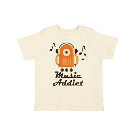 

Inktastic Music Addict Robot Musician Gift Boys or Girls Toddler T-Shirt