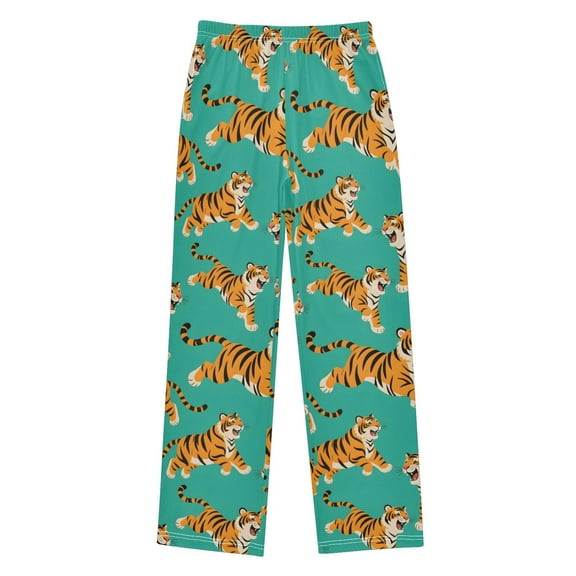 joogoo Cartoon Tigers Cute Pajama Pants Pj Bottoms Sleepwear Lounge L