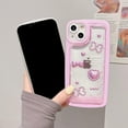 thumbnail image 2 of Compatible with iPhone 13 Pro Max Bling Liquid Case Flowing Quicksand Sparkly Glitter Shiny Cute Fashion Luxury Soft Clear Shockproof Cover for Women Girls, 2 of 12