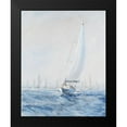 thumbnail image 2 of OToole, Tim 12x14 Black Modern Framed Museum Art Print Titled - Sailing Upwind I, 2 of 5
