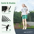 thumbnail image 3 of GVDV Outdoor Trampoline, 10' Backyard Recreational Trampoline with Enclosure for Kids & Adults, 3 of 10