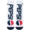 thumbnail image 2 of ODD SOX Pepsi Soda Pop Novelty Crew Socks Large Size Licensed Soda Graphic Comfy Cotton Blend Gift, 2 of 5