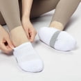thumbnail image 3 of 12 Pairs No Show Socks Womens Cushioned Low Cut Athletic Hidden Liner for Sneakers Ankle Invisible Running Socks(Black), 3 of 6
