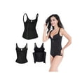 thumbnail image 5 of Wacanda Women's Waist Trainer Cincher Sweat Vest Corset Tummy Control Shapewear Body Shaper Slimmer Workout Fitness, 5 of 5