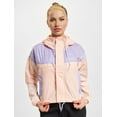 thumbnail image 3 of Columbia Women's Flash Challenger Cropped Windbreaker, Peach Blossom/Frosted Purple/Spring Bl, Medium, 3 of 6