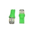 thumbnail image 1 of 2 Piezas Led Verde T10 Bombilla Interior de Coche Vehículo W5W 5 Smd 5050 Luz Lateral, 1 of 1
