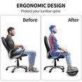 thumbnail image 2 of Ergonomic White Under Desk Foot Rest with Rolling Massage Function - Rocking Foot Stool for Office, Sofa, Bed - Comfortable Relief for Prolonged Sitting (Plastic, 34x25x13cm), 2 of 7