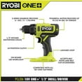 thumbnail image 2 of RYOBI ONE+ 18V Cordless 2-Tool Combo Kit with Drill/Driver, Impact Driver, (2) 1.5 Ah Batteries, and Charger, 2 of 4