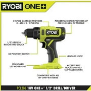 RYOBI ONE+ 18V Cordless 2-Tool Combo Kit with Drill/Driver, Impact Driver, (2) 1.5 Ah Batteries, and Charger