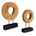 thumbnail image 4 of Uttermost Ashlea Coastal Mango Wood and Iron Sculptures in Black (Set of 2), 4 of 5