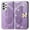 Lightpurple, variant on Dteck Case for Samsung Galaxy A53 5G,Magnetic Leather Card Holder Wallet Case Diamond Glitter Bling Butterfly Patterned Kickstand Flip Shockproof Cover,Purple