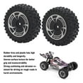 thumbnail image 3 of JUEGO DE NEUMÁTOS DE RUDA DELANTERA DE AUTOMÓVIL RC, Combinación de Neumícos de Rueda RC RC, Amortiguacuya Superior para Wltoys 144016-2988, 3 of 7