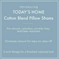 thumbnail image 3 of Today's Home Basic Cotton Rich Tailored Bedding Collection, Shams, 2 pack, Bed Skirt Sold Separate, 3 of 4