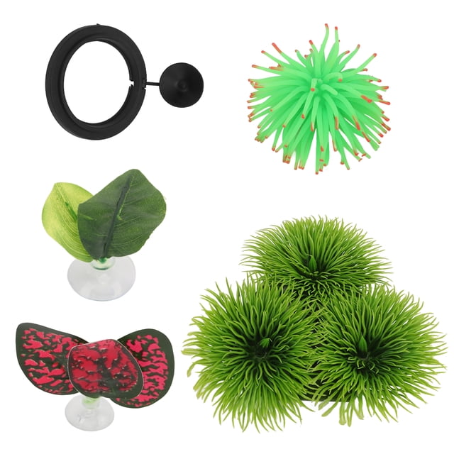 Juego de almohadillas de hojas Betta, pecera que simula el juego de cama de descanso Betta para camarones, peces dorados, Guppy Molly Fish