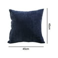 thumbnail image 5 of Lot de 2, Housse de Coussin Carrée Décorative en Velours Côtelé Doux, 5 of 5