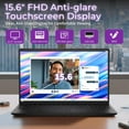 thumbnail image 7 of Dell Inspiron 15 Touchscreen Laptop - 15.6" FHD Anti-Glare, Intel 10-Core i7-1355U(up to 5 GHz), 32GB RAM, 1TB SSD, Windows 11 Pro, 7 of 7