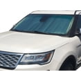 thumbnail image 2 of HeatShield, The Original Windshield Sun Shade, Custom-Fit for Ford Explorer SUV w/ Sensor 2013, 2014, 2015, 2016, 2017, 2018, 2019, Silver Series, 2 of 4