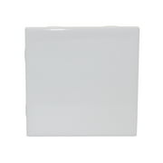 Creative Hobbies 12 Pack of Glossy White Glazed Ceramic Tiles for Alcohol Ink Painting, Decorating, Arts & Crafts, 4.25 x 4.25 Inch Square, Ready-to-Paint Ceramics