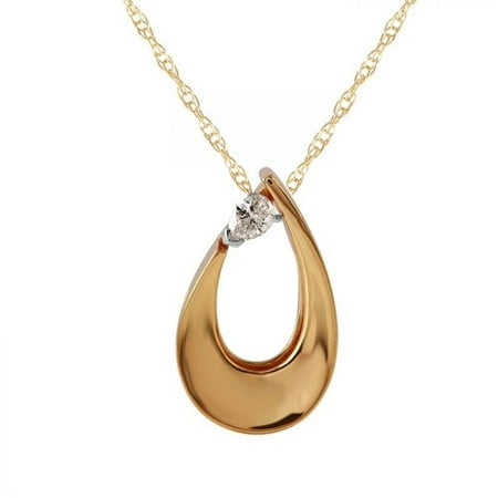 Foreli 0.48CTW Diamond 14K Yellow Gold Necklace