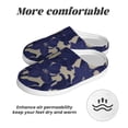 thumbnail image 6 of Goofa Lilies Flowers Print Womens Mens Cotton Lightweight House Slippers , Washable Home Slippers,Indoor Comfy Bedroom Cozy Slippers-35/36, 6 of 7