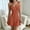 Brown, variant on LIZUOJUN Under $ 4 Women'S Sleepshirts Ribbed Knit Lace Trim Slip Nightgown Adjustable Spaghetti Strap Button Front A-Line Short Sleep Dress Casual Loungewear Blackish Green,L