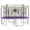 Purple, variant on EUROCO 16FT Trampoline for Kids and Adults with Lights, Basketball Hoop, Enclosure Net & Ladder, Outdoor Round Trampoline, Easy to Assemble