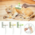 thumbnail image 1 of Peine para depilación de mascotas giratorio de 360° - Cepillo autolimpiador para pulgas para gatos y perros, herramienta de masaje para pelo corto y largo, 1 of 7