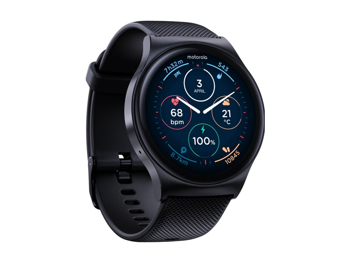 Motorola Moto G100 + CMF Watch 2 セット！ Motorola Moto Watch 120 - Black zinc alloy - smart watch with