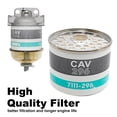 thumbnail image 3 of Anxingo 2Pack EDPN9N074AA Fuel Filter with Gaskets Replacement for Ford Tractor 2000 3000 4000 5000 7000 2600 6500 7500, 3 of 7