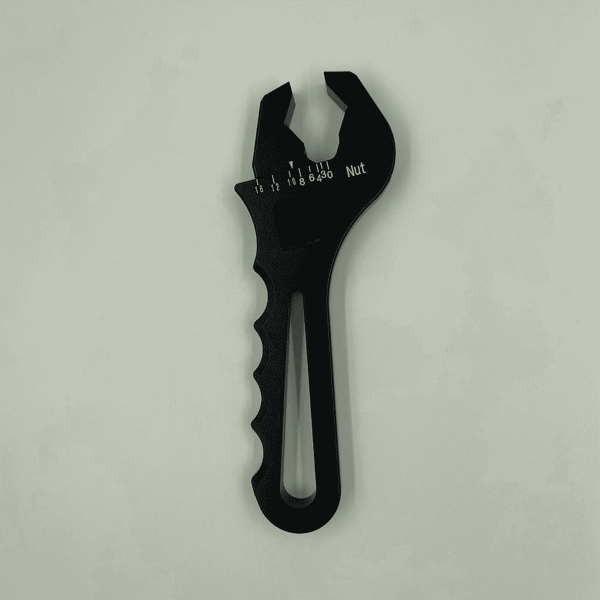 2X AN3-AN16 Tubing Wrench Hose Wrench V-Type Adjustable Wrench Hose Fitting Wrench Black