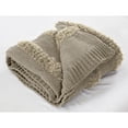 thumbnail image 2 of Modern Threads Farrah Beige Acrylic Adult Throw Blanket, 50" x 60", 2 of 5