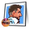 thumbnail image 2 of Diamond Painting 5D DIY Full Round Drill Q-version Lionel Messi Decor (VIP793) Hugtrwg Para estrenar, 2 of 9