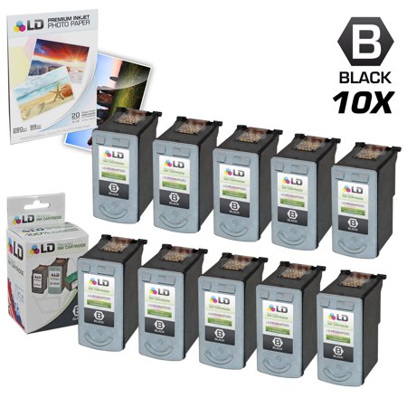 LD Remanufactured Cartridge Replacement for Canon PG30 (Pigment Black  10-Pack)