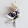 thumbnail image 2 of Ramillete de muñeca de ramillete de novia,Ramilletes de boda y Boutonnieres,Ramillete de flores de bayas Corsage Hombres,Ramo de novia Boutonniere Ramillete de baile,Ramillete de muñeca de, 2 of 8