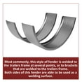 thumbnail image 4 of Kojem Round Trailer Fenders Fit for 14"-16" Wheels Single Axle Trailer Fenders W/Fender Backs, 4 of 12