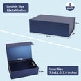 thumbnail image 5 of 4-Pack Magnetic Closure Gift Boxes, 12"x8"x4" Blue Party Favor Boxes with Lids for Birthday & Festival, 5 of 7