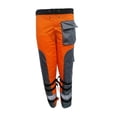 thumbnail image 3 of oshhni Chaps 9 Layer Chaps Apron Wrap Technical Apron Wrap Logging Worker Adjustable Belt Orange Chain Saw Pants L, 3 of 9