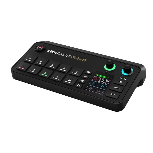 Podcast, conmutador de vídeo e interfaz de audio RØDE RødeCaster Video S