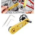 thumbnail image 1 of Tensor de cadena de bicicleta de aleación, convertidor de cadenas individuales, cierre de montaña, ciclismo dorado Cola Tensor de cadena de bicicleta, 1 of 8