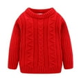 thumbnail image 1 of AAMILIFE Girl's Long Sleeve Soft Knit Mock Turtleneck Slim Fit Pullover Sweater, 1 of 2