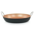 thumbnail image 2 of Oster 128686.01 11 in. Stonefire Carbon Steel Nonstick Paella Pan, Copper, 2 of 3