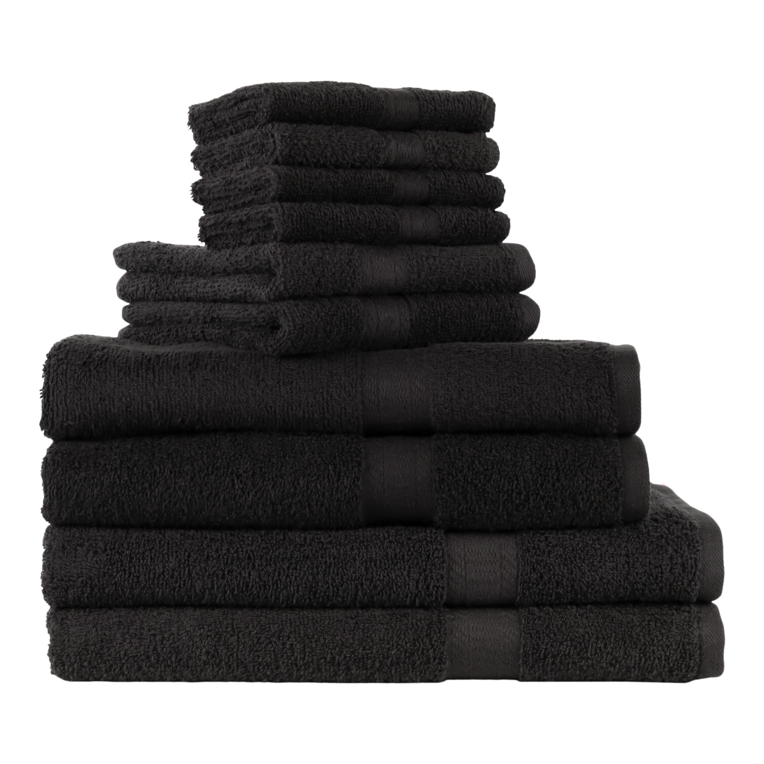 Seriously Black Hand Towel Set