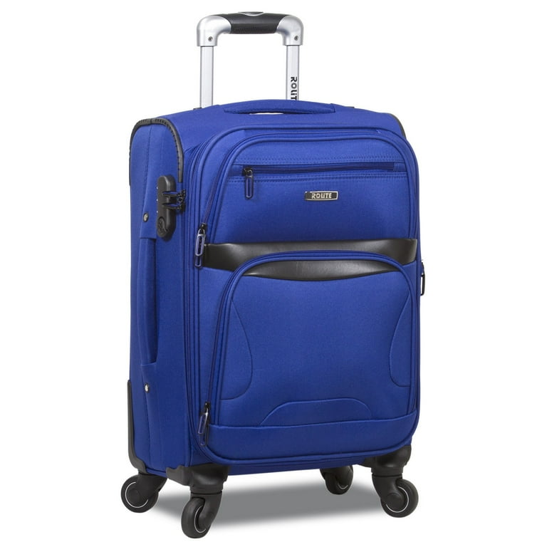 Rolite Explorer 3 Piece Expandable Spinner Luggage Set Navy Walmart