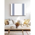 thumbnail image 4 of Abstract Geometric Blue Stripe,Wall Art for Living Room,Canvas Picture Wall Decor for Bathroom Bedroom,White Backdrop Painting Artwork for Office Kitchen Hallway Dining Room Home Decorations 20"x24", 4 of 8