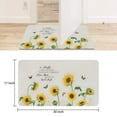 thumbnail image 6 of Sunflower Flowers on White Background (3) Welcome Doormat for Indoor/Outdoor Entrance Sunflower Flowers on White Background (3) Decoration Door Mat Kitchen Door Mat Bedroom Doormat 17x30 Inch, 6 of 6