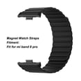 thumbnail image 3 of M Buder 2pcs Magnet Replacement Watch Straps Silicone Magnetic Closure Watch Strap for Mi Band 8 Pro Black, Adjustable Unisex Sport Wristband, Water-Resistant (8.7 inches / 22.1 cm) [cite: 10], 3 of 6